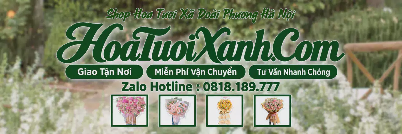 Ảnh bìa Tiệm Hoa Tươi Tại Xã Đoài Phương Hà Nội, Đặt Hoa Đẹp Giá Tốt