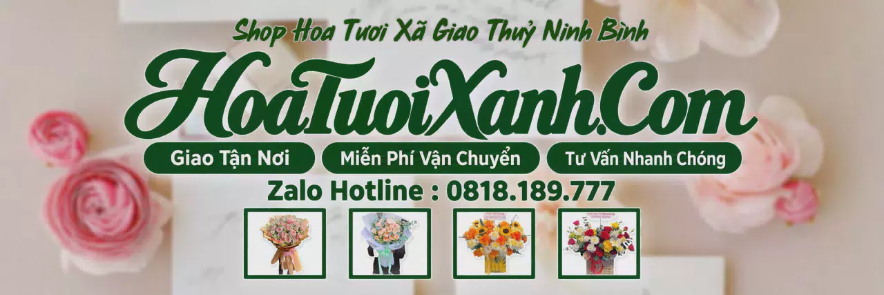 Ảnh bìa Tiệm Hoa Tươi Tại Xã Giao Thuỷ Ninh Bình, Đặt Hoa Tận Nơi Dễ Dàng