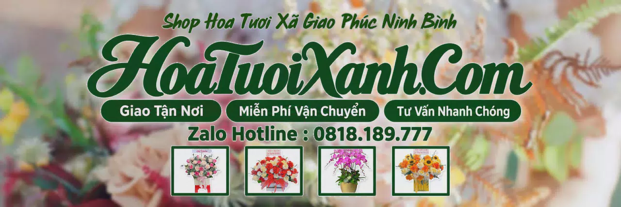 Ảnh bìa Tiệm Hoa Tươi Tại Xã Giao Phúc Ninh Bình, Shop Hoa Tươi Uy Tín