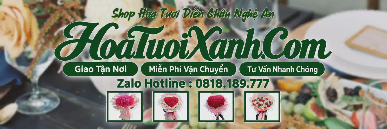 Ảnh bìa Tiệm Hoa Tươi Tại Diễn Châu Nghệ An, Điện Hoa Tươi Giá Tốt