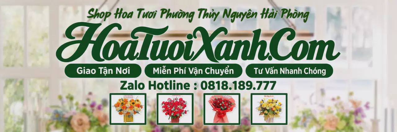 Ảnh bìa Tiệm Hoa Tươi Tại Phường Thủy Nguyên Hải Phòng, Đặt Hoa Online Tiện Lợi