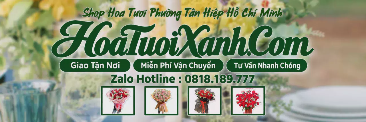 Ảnh bìa Tiệm Hoa Tươi Tại Phường Tân Hiệp Hồ Chí Minh, Đặt Hoa Online Tiện Lợi