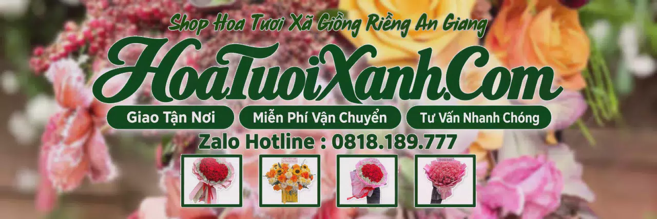 Ảnh bìa Tiệm Hoa Tươi Tại Xã Giồng Riềng An Giang, Đặt Hoa Online Giao Nhanh