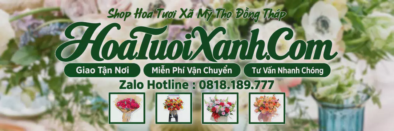 Ảnh bìa Tiệm Hoa Tươi Tại Xã Mỹ Thọ Đồng Tháp, Shop Hoa Online Uy Tín