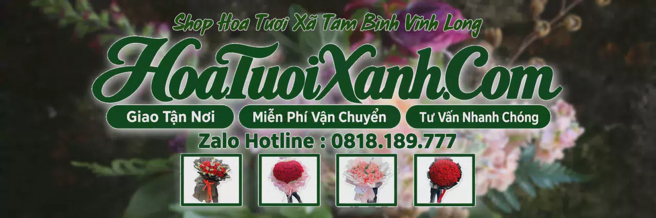 Ảnh bìa Tiệm Hoa Tươi Tại Xã Tam Bình Vĩnh Long, Đặt Hoa Tận Nơi Dễ Dàng