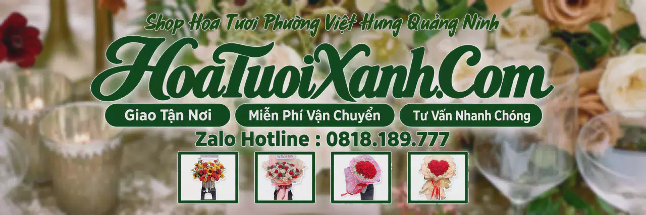 Ảnh bìa Tiệm Hoa Tươi Tại Phường Việt Hưng Quảng Ninh, Dịch Vụ Đặt Hoa Trực Tuyến