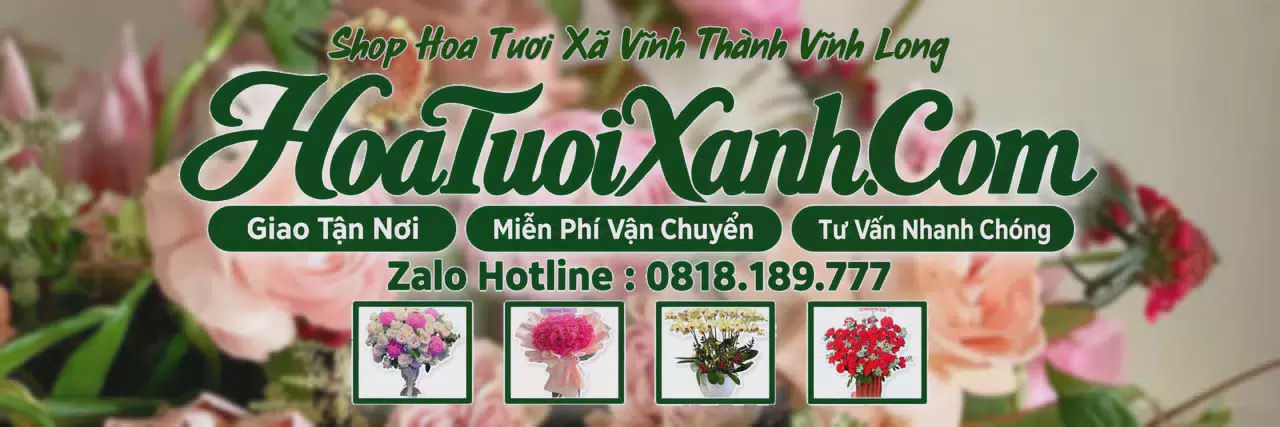 Ảnh bìa Tiệm Hoa Tươi Tại Xã Vĩnh Thành Vĩnh Long, Điện Hoa Tận Nơi Giá Tốt
