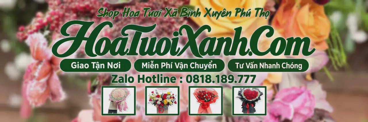 Ảnh bìa Tiệm Hoa Tươi Tại Xã Bình Xuyên Phú Thọ, Đặt Hoa Nhanh Giao Đúng Hẹn