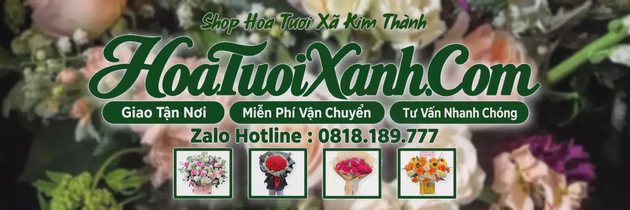 Ảnh bìa Tiệm Hoa Tươi Tại Xã Kim Thành, Đặt Hoa Đẹp Giá Tốt