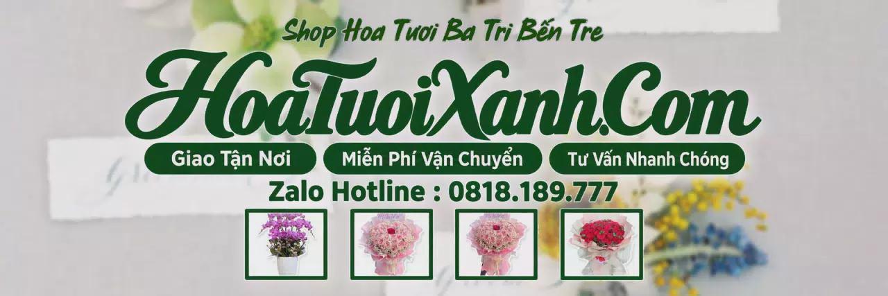 Ảnh bìa Tiệm Hoa Tươi Tại Ba Tri Bến Tre, Shop Hoa Tươi Uy Tín