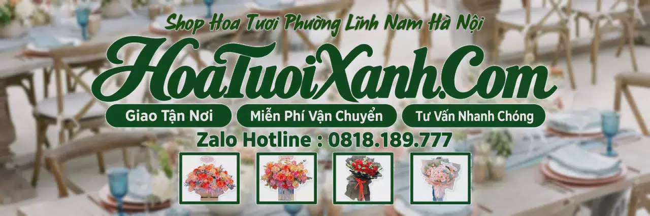Ảnh bìa Tiệm Hoa Tươi Tại Phường Lĩnh Nam Hà Nội, Điện Hoa Tận Nơi Giá Tốt