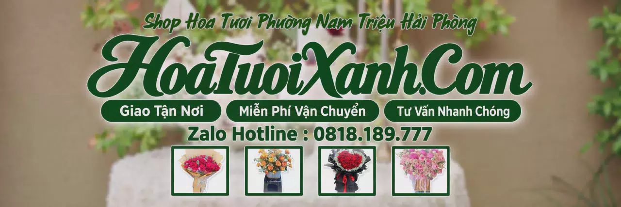 Ảnh bìa Tiệm Hoa Tươi Tại Phường Nam Triệu Hải Phòng, Giao Hoa Nhanh Trong 2 Giờ