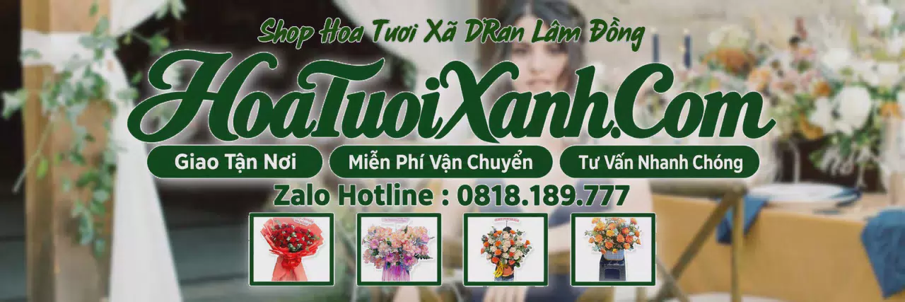 Ảnh bìa Tiệm Hoa Tươi Tại Xã D’Ran Lâm Đồng, Đặt Hoa Tươi Theo Yêu Cầu
