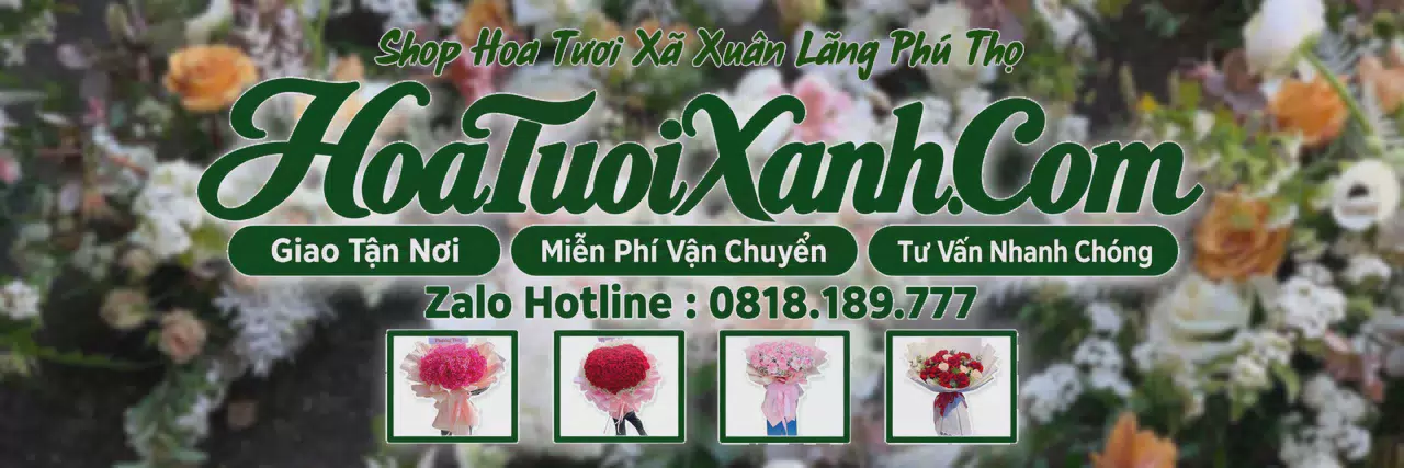 Ảnh bìa Tiệm Hoa Tươi Tại Xã Xuân Lãng Phú Thọ, Shop Hoa Online Uy Tín