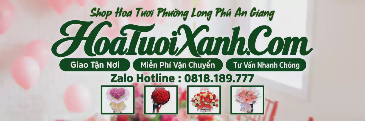 Ảnh bìa Tiệm Hoa Tươi Tại Phường Long Phú An Giang, Dịch Vụ Giao Hoa Chuyên Nghiệp