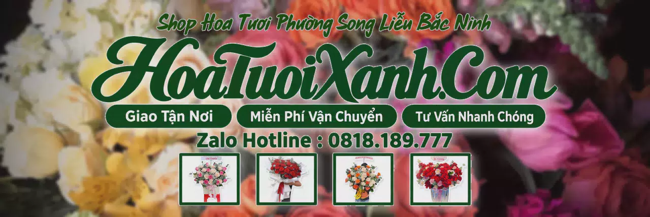 Ảnh bìa Tiệm Hoa Tươi Tại Phường Song Liễu Bắc Ninh, Dịch Vụ Đặt Hoa Trực Tuyến