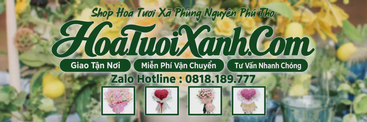 Ảnh bìa Tiệm Hoa Tươi Tại Xã Phùng Nguyên Phú Thọ, Đặt Hoa Tươi Giao Nhanh