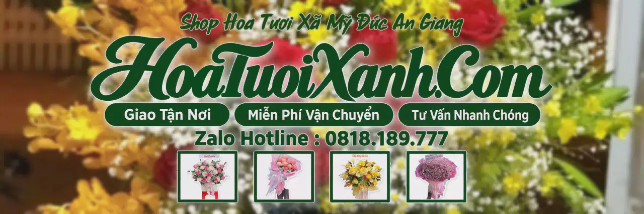 Ảnh bìa Tiệm Hoa Tươi Tại Xã Mỹ Đức An Giang, Dịch Vụ Giao Hoa Chuyên Nghiệp