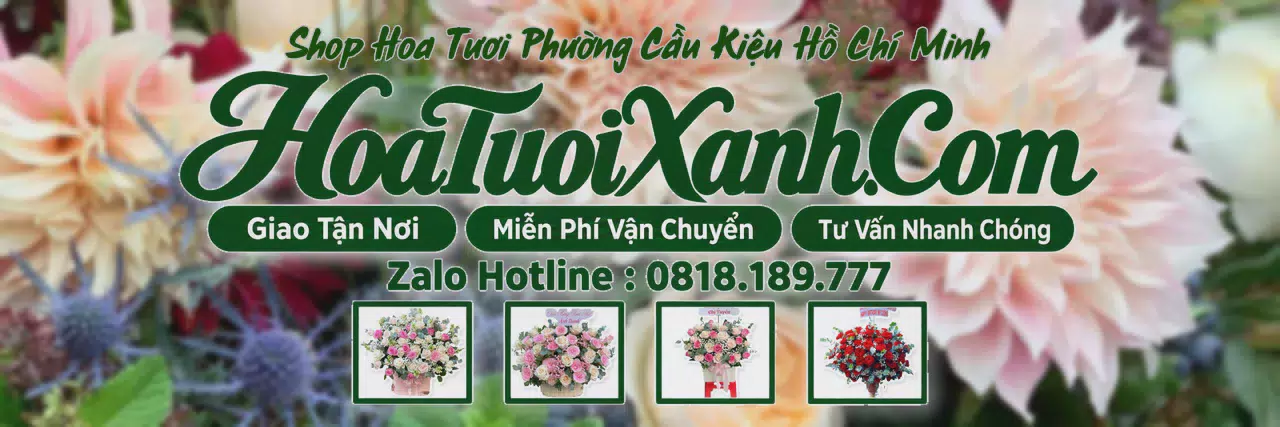 Ảnh bìa Tiệm Hoa Tươi Tại Phường Cầu Kiệu Hồ Chí Minh, Đặt Hoa Online Tiện Lợi