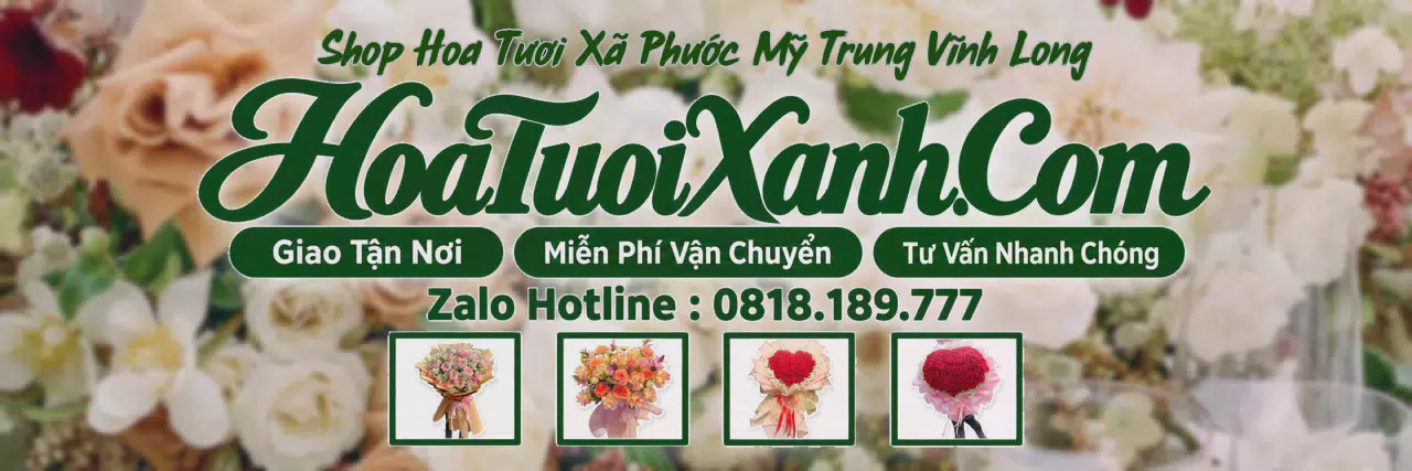 Ảnh bìa Tiệm Hoa Tươi Tại Xã Phước Mỹ Trung Vĩnh Long, Tiệm Hoa Giao Hàng Tận Nơi