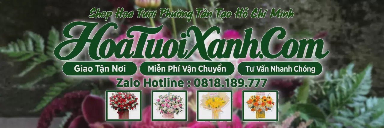 Ảnh bìa Tiệm Hoa Tươi Tại Phường Tân Tạo Hồ Chí Minh, Đặt Hoa Tươi Theo Yêu Cầu