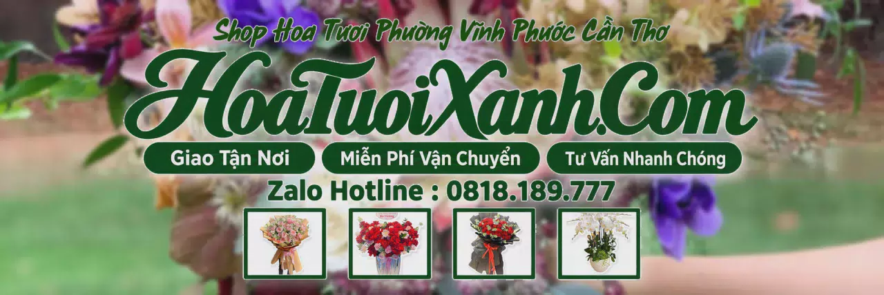 Ảnh bìa Tiệm Hoa Tươi Tại Phường Vĩnh Phước Cần Thơ, Đặt Hoa Tận Nơi Dễ Dàng
