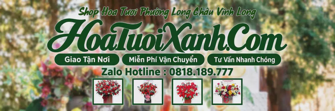 Ảnh bìa Tiệm Hoa Tươi Tại Phường Long Châu Vĩnh Long, Shop Hoa Tươi Chất Lượng