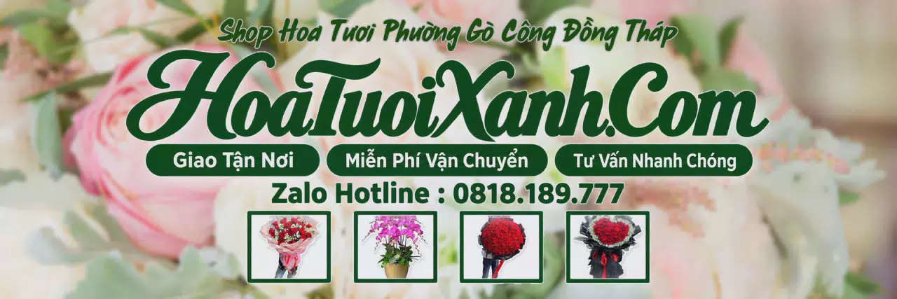 Ảnh bìa Tiệm Hoa Tươi Tại Phường Gò Công Đồng Tháp, Cửa Hàng Hoa Tươi Giá Tốt