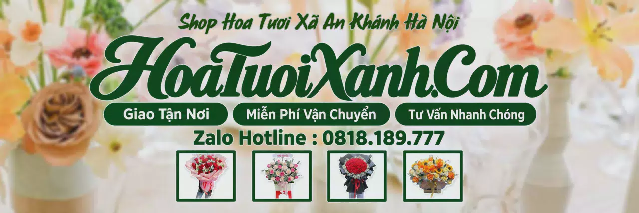 Ảnh bìa Tiệm Hoa Tươi Tại Xã An Khánh Hà Nội, Điện Hoa Tận Nơi Giá Tốt