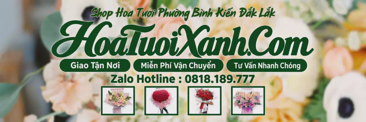 Ảnh bìa Tiệm Hoa Tươi Tại Phường Bình Kiến Đắk Lắk, Dịch Vụ Giao Hoa Chuyên Nghiệp