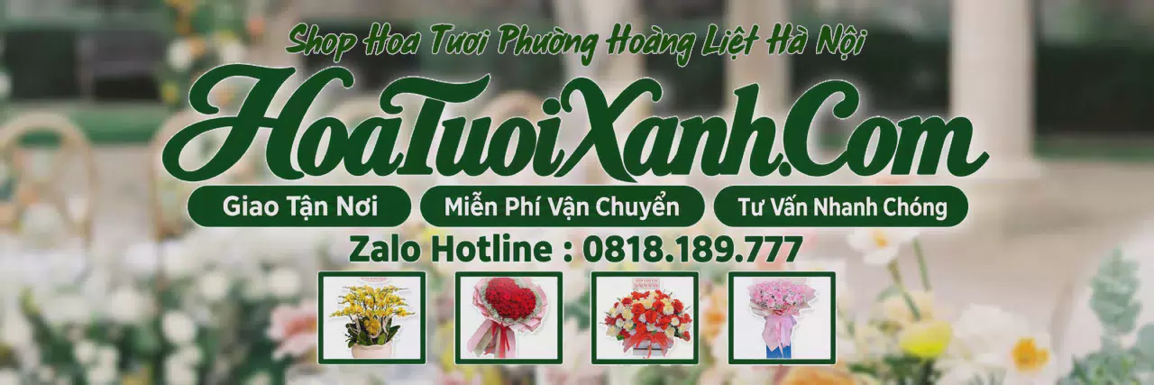 Ảnh bìa Tiệm Hoa Tươi Tại Phường Hoàng Liệt Hà Nội, Dịch Vụ Điện Hoa Chuyên Nghiệp