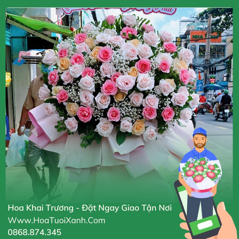 Hoa Khai Trương Quận 1 – Đặt Giao Hoa Tận Nơi Q1 TP.HCM