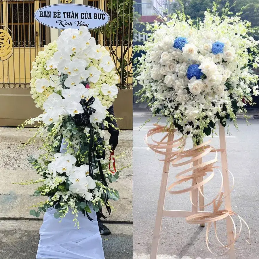 Kệ hoa chia buồn tại 1 Bảo Lộc