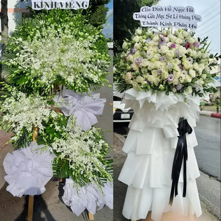 Hoa viếng giao theo địa chỉ tại An Biên