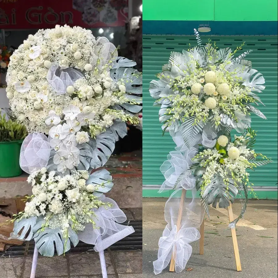 Đặt vòng hoa đám tang An Bình theo thông tin lễ