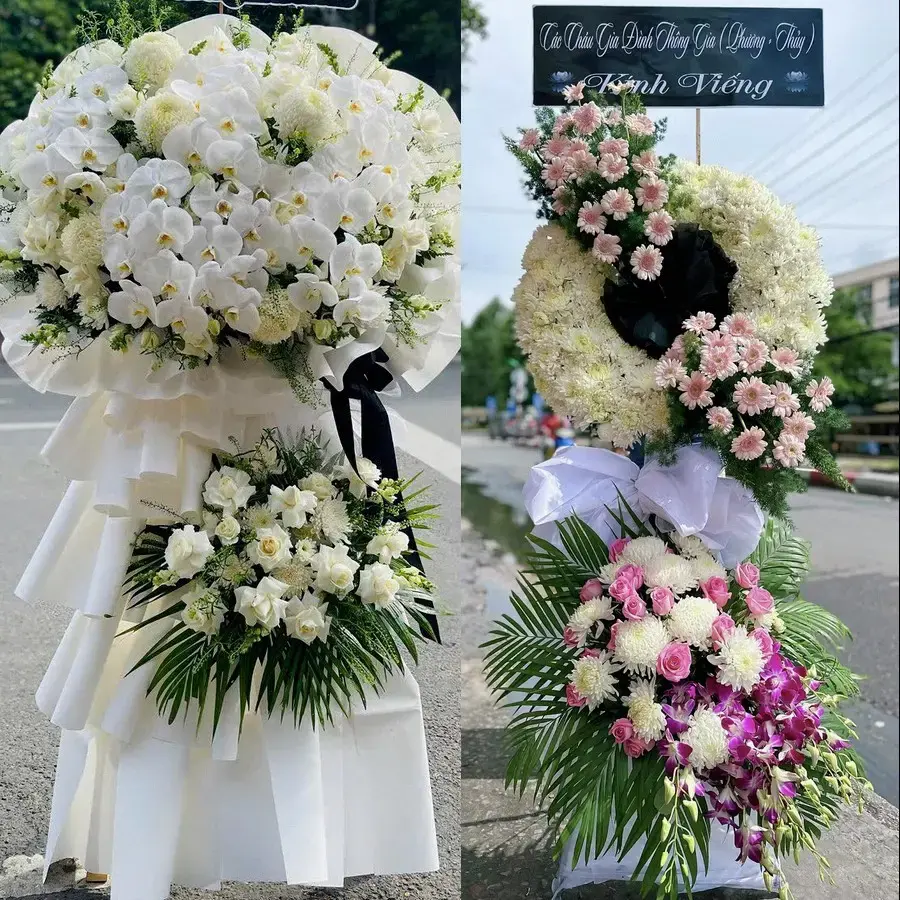 Hoa viếng giao theo địa chỉ tại An Bình