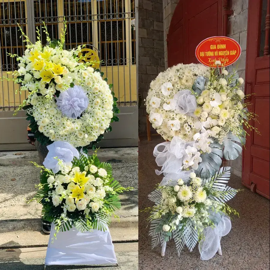 Đặt vòng hoa đám tang An Đông theo thông tin lễ