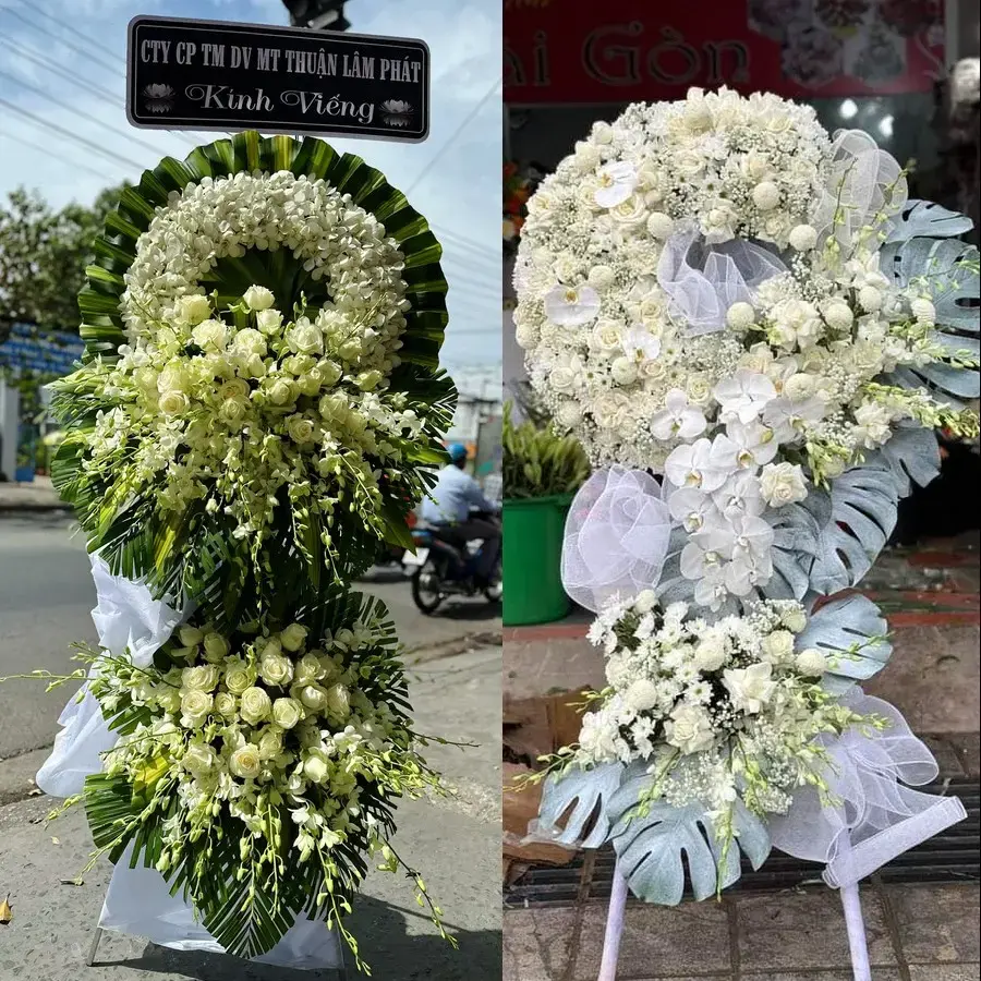 Hoa viếng giao theo địa chỉ tại An Dương