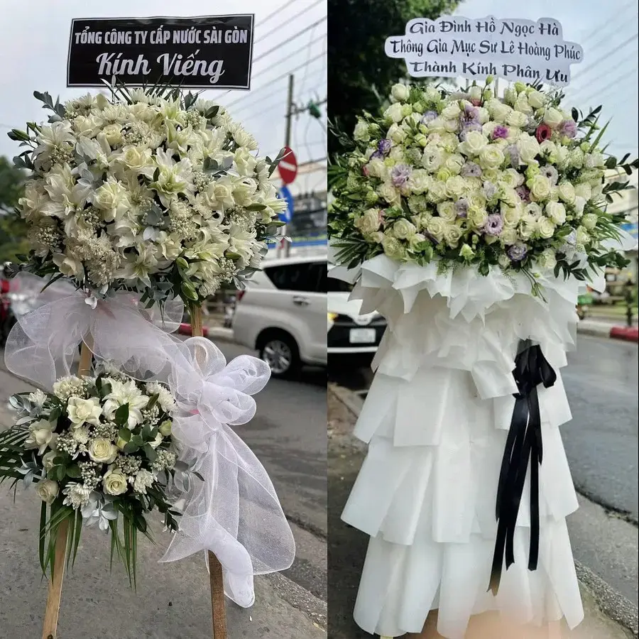 Đặt vòng hoa đám tang An Hải, Hải Phòng theo thông tin lễ