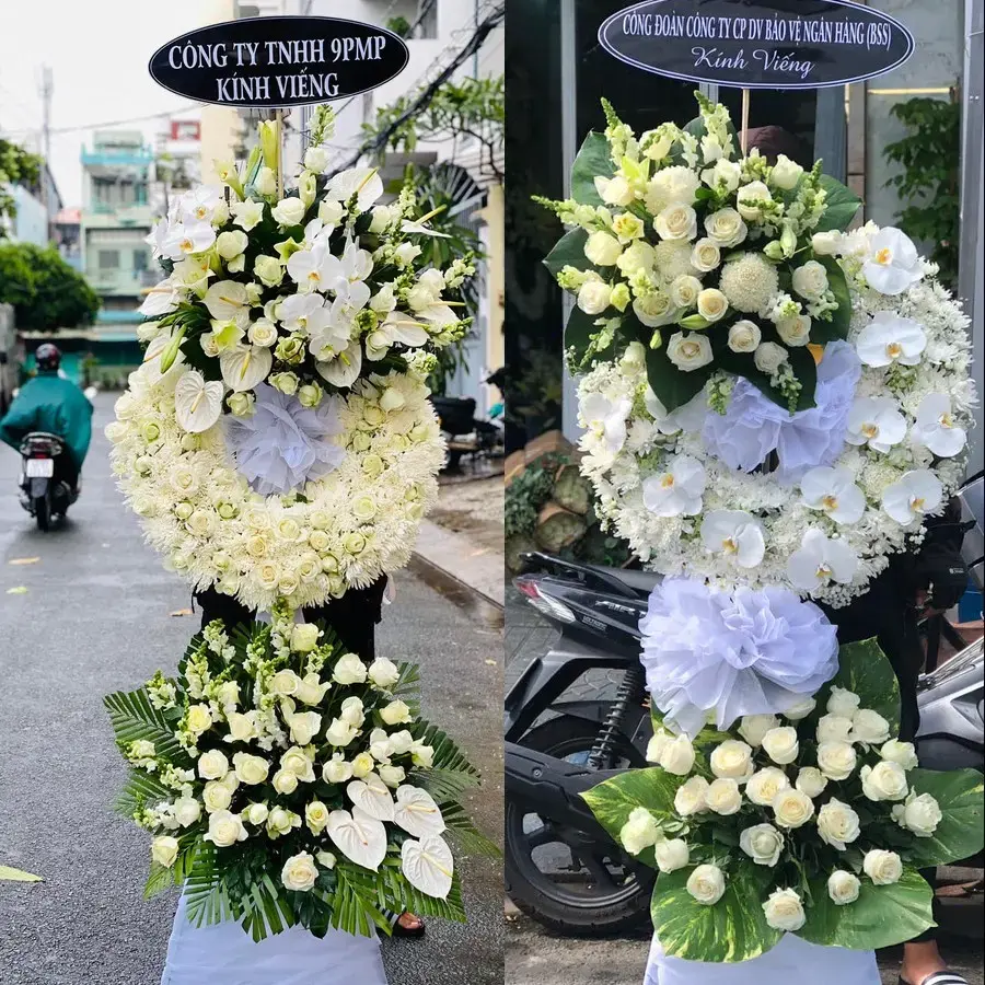 Đặt vòng hoa đám tang An Hải theo thông tin lễ