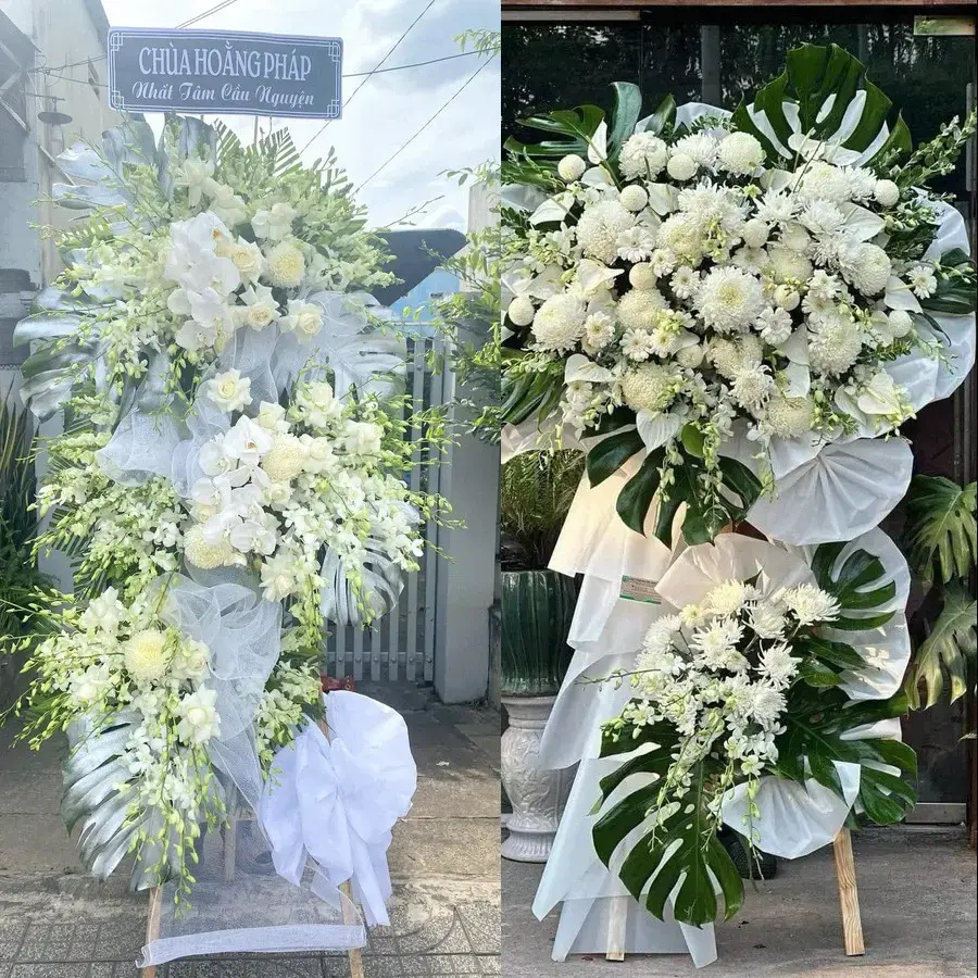 Hoa viếng giao theo địa chỉ tại Bà Điểm