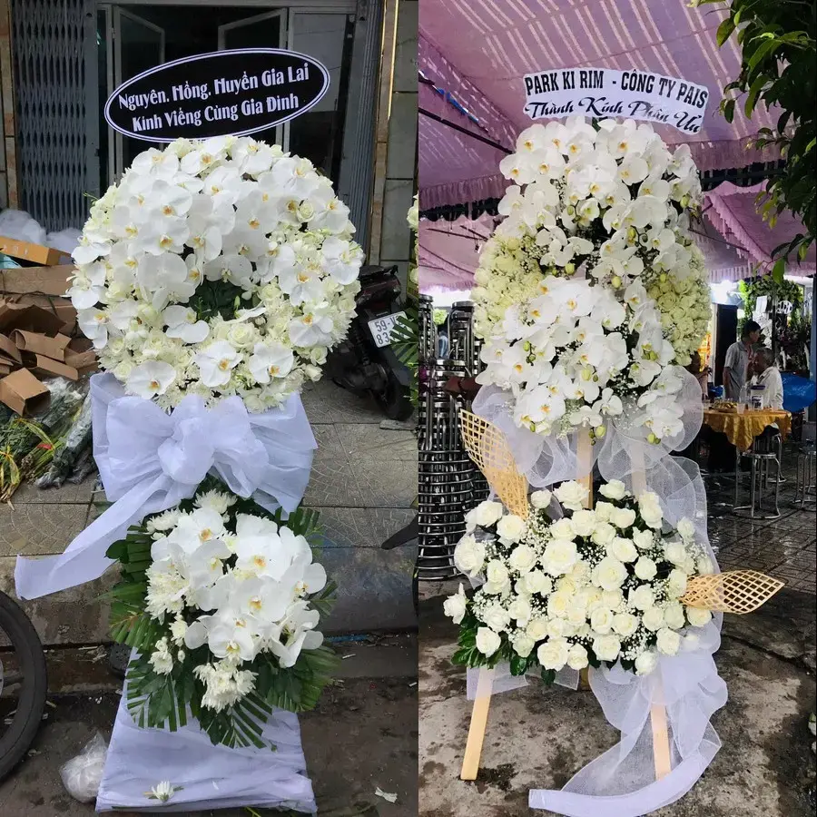 Hoa viếng giao theo địa chỉ tại Bàn Cờ