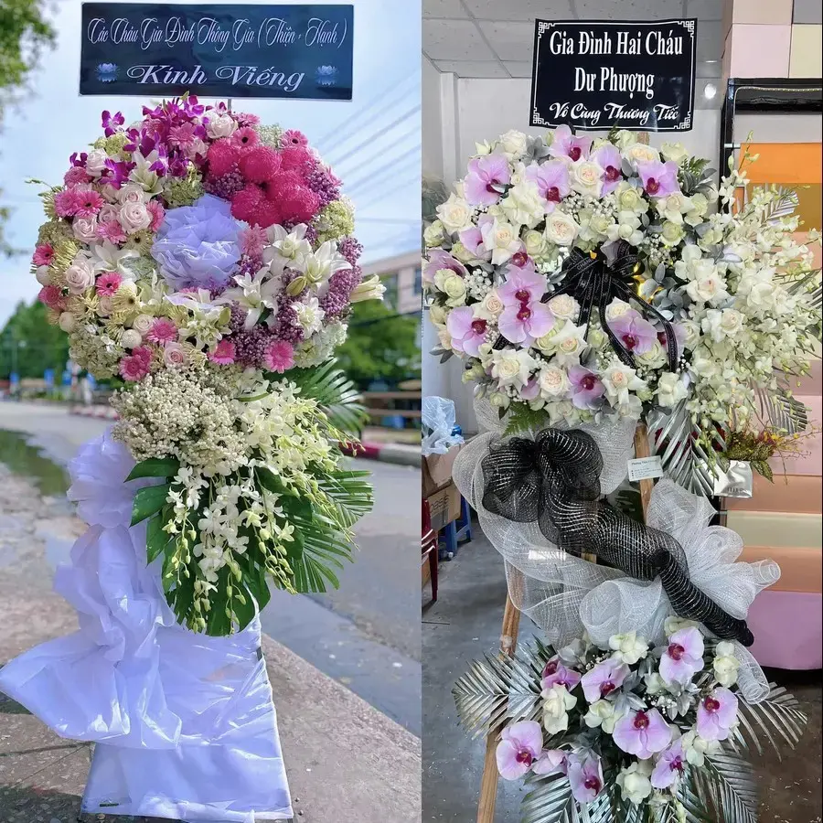 Đặt vòng hoa đám tang Bến Thành theo thông tin lễ