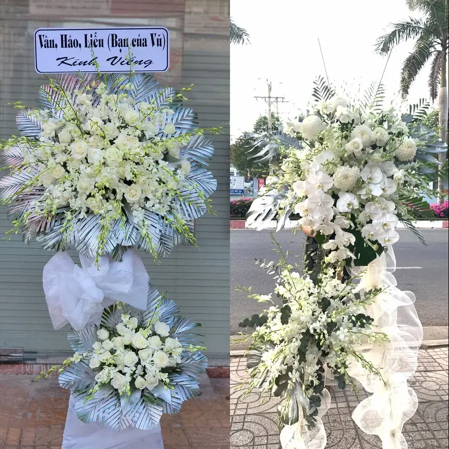 Hoa viếng giao theo địa chỉ tại Bình Phú