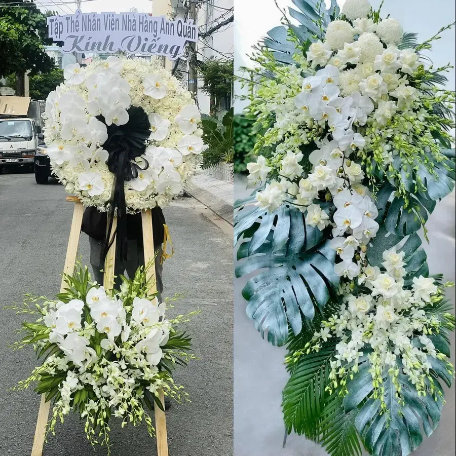 Hoa viếng giao theo địa chỉ tại Bình Phước