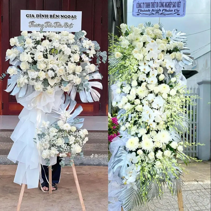 Hoa viếng giao theo địa chỉ tại Bình Quới