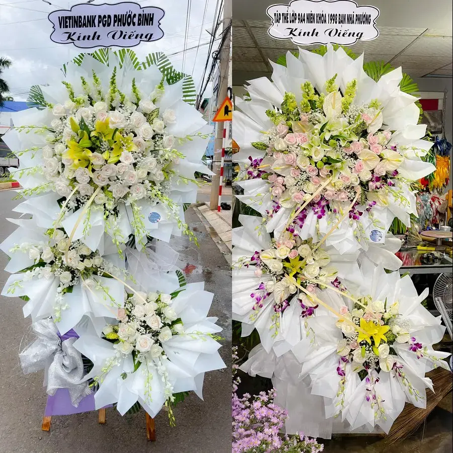 Đặt vòng hoa đám tang Bình Tây theo thông tin lễ