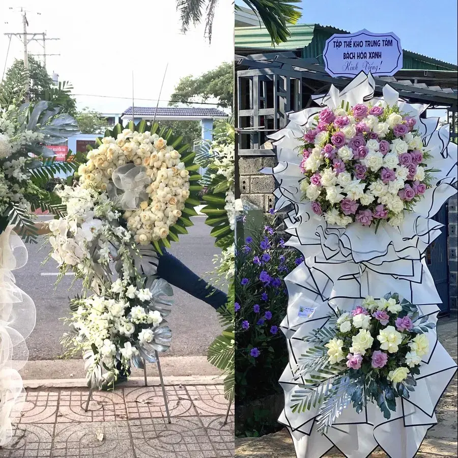 Hoa viếng giao theo địa chỉ tại Bình Thủy