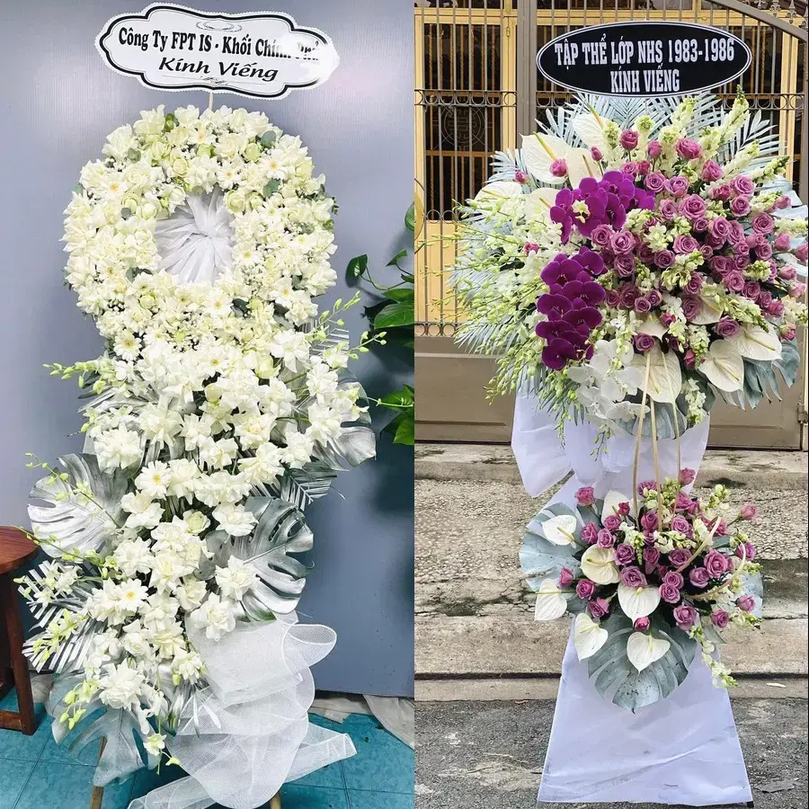 Hoa viếng giao theo địa chỉ tại Bình Trưng