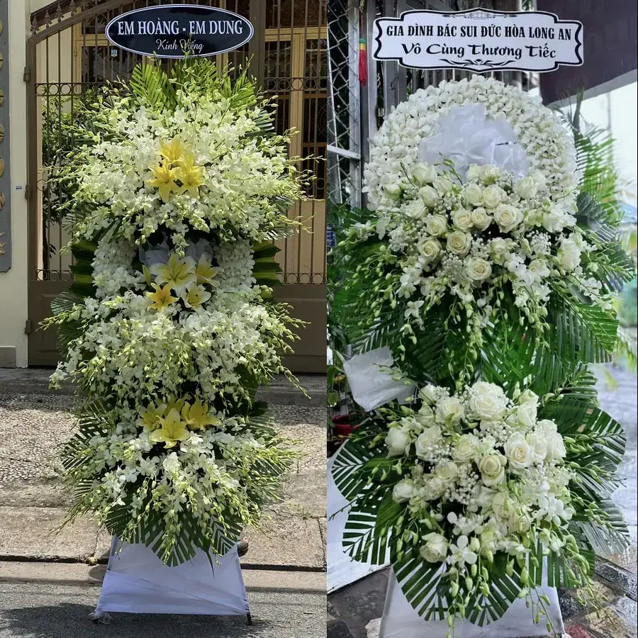 Đặt vòng hoa đám tang Bồ Đề theo thông tin lễ